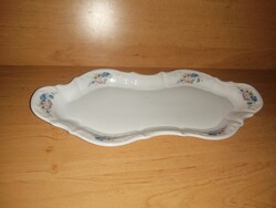 Kolozsvári porcelán süti kínáló asztalközép, tál - 15*35 cm