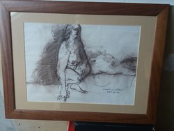 Szentgyörgyi József grafika,szerelmesek