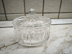 Retro  üveg bonbonier, cukortartó eladó!