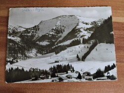 Németország,  Nebelhorn Bergstation, 1930 m magas,Allgäui-Alpokban, sípálya, 1960-ból