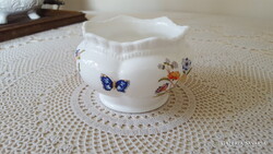 Aynsley porcelán bonbonier,kis virágcserép