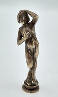 Art Nouveau, Bronze Transylvanian Noble Keresztes Family Seal Stamp