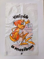 Ritka VÍZIPÓK A MOZIBAN Retro Nejlontáska 1982 MOKÉP / Magyar Televízió