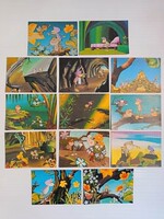 13 db-os VÍZIPÓK KÉPESLAP SZETT 1974-1976 – Futtatlan, Tiszta, Ritka Komplett Tétel