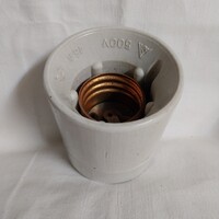 Retro ipari porcelán foglalat E27 – F40 46P (500V/16A) hibátlan
