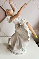 Unterweissbach porcelán táncosnő