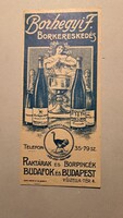 Szecessziós Reklámgrafika – Borhegyi F. Budafoki Borpincék