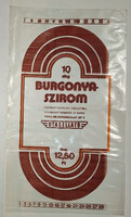 Burgonyaszirom (Utasellátó) csomagoló nejlon zacskó