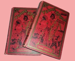1910.Jules Verne (Verne Gyula) Sándor Mátyás I - II. KÖTET TELJES könyv TOLNAI
