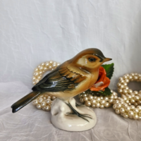 Retro Karl Ens German Porcelain Bird Figurine: Collector's Item