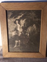 Antik művészeti nyomatkép, Antony van Dyck 1635-ben készült I. Károly angol uralkodó