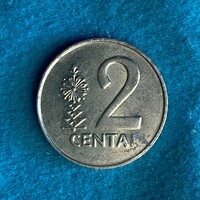 Litvánia - Lithuania - 2 centai - 1991 coin