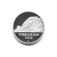 Magyarország,5000 forint 2004 PP - Visegrádi vár aUNC+ ezüst 31.46g925