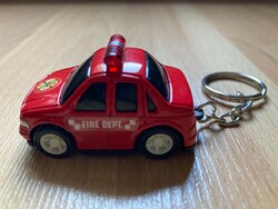 Fire department autó  -  kulcstartó