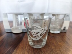 Retro Lipton Ice Tea üvegpohár készlet – 6 db-os Paşabahçe CITY szett, gyári csomagolásban (3.5 dl)