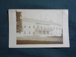 Képeslap,Lengyeltóti,Gróf Zichy kastély látkép,részlet,1918-