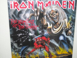 IRON MAIDEN THE NUMBER OF THE BEAST Vinyl LP ÚJ gyári bontatlan