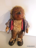 STEIFF - MECKI - SÜNBABA - ANTIK - 17 x 10 cm - JELENLEG A NÉMET EBAYON SEM KAPHATÓ hibátlan