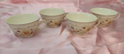 Zsolnay pillangó mintás porcelán teás csésze hibátlan
