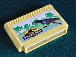 Jurassic Park retro sárga kazetta Nintendo Famiclone TV játék