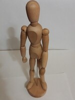 Indispensable accessory for sculptors, painters wooden MANNIKEN- MOVABLE PROPORTION/POSE MANNEQUIN 33cm
