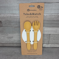 Petite&Mars Take&Match szilikon babaetető evőeszközök