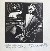 Buday György (1907-1990): Júlia szép leány, székely népballada, jelzett fametszet, 1935