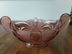 Art déco, asztali - üveg kínáló  / " pur -pur varázsban