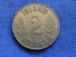 Izland 2 Krónur 1958