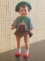 Ritka vintage német ARI baba népviseletben A072