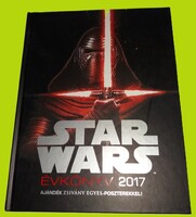 2017.STAR WARS ÉVKÖNYV .AZ ÉBREDŐ ERŐ -könyv POSZTEREKKEL REJTVÉNYEKKEL  KOLIBRI KIADÓ