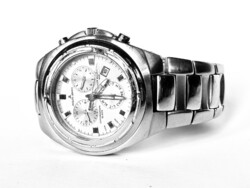 Jacques Lemans kronográf zafíüveges titánacél full szett karóra pótszemekkel gyári dobozában! 42 mm
