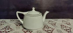 Antik CMIELOW Made in Poland  porcelán tej, tejszín kiöntő arany csík dekorral