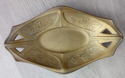 Wolkenstein & Glückselig Wien, szecessziós fémtál, 1905 körüli