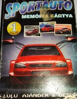 2000'S MAGYAR - „LULU AJÁNDÉK & DESIGN” -SPORTAUTÓ memória kártyajáték RITKA 33 lappal