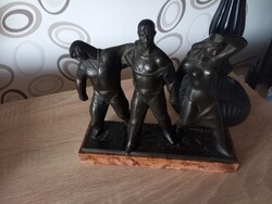 Olcsai Kiss Zoltán statue on marble base in excellent condition