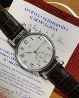 Omega zsebóra beépítés üveg hátlappal 1938-ból