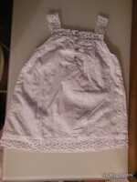 ZARA  BABY GIRL - RISELT - LÁNY RUHA - 48 x 43 cm - PAMUTVÁSZON - HÓFEHÉR  - HIBÁTLAN