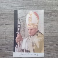 II. János Pál pápa kis méretű imakönyv kép