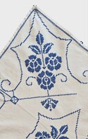 Vintage háziszőttes hímzett beregi falvédő 76x53 cm