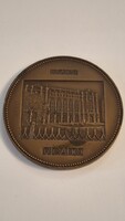 Műszaki  bemutatók Pataky Béla bronz plakett  1985 Budapest Vigadó
