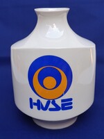 Retro Alföldi porcelán VÁZA 1977-ből hódmezővásárhelyi úszóverseny / HUSE felirattal