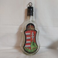Zwack Barack pálinkás üveg - magyar címeres díszpalack