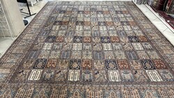 4417 HATALMAS Hindu Bakhtiari kézi gyapjú perzsa szőnyeg 297X400CM