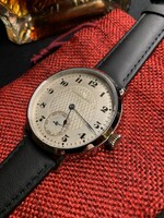 Tavannes zsebóra beépítés karóra üveg hátlappal az 1930-as évekből