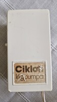 Retro Ciklon akváriumi légpumpa eredeti papírjaival
