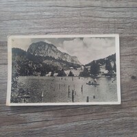 Gyilkos-tó/Lacu Rosu, Románia fekete-fehér képeslap 1944 díszes írással írva régies nyelvezettel