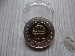 1999 - ÁLLAMALAPÍTÁS EZÜST EMLÉKÉREM - 3000 FT - BU - UNC - RITKA! - szép állapotban