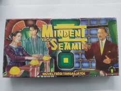 MINDENT VAGY SEMMIT -  Műveltségi társasjáték - retro