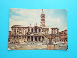 Képeslap (1) - Olaszország - Róma - Santa Maria Maggiore-bazilika 1960-as évek